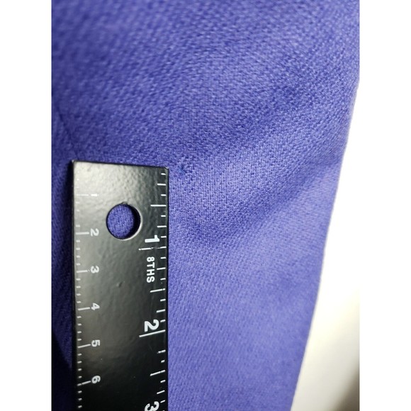 JG Hook Jacket Women's Size 14 Purple Wool Lined Long Sleeve Cropped  flaw - Picture 6 of 9